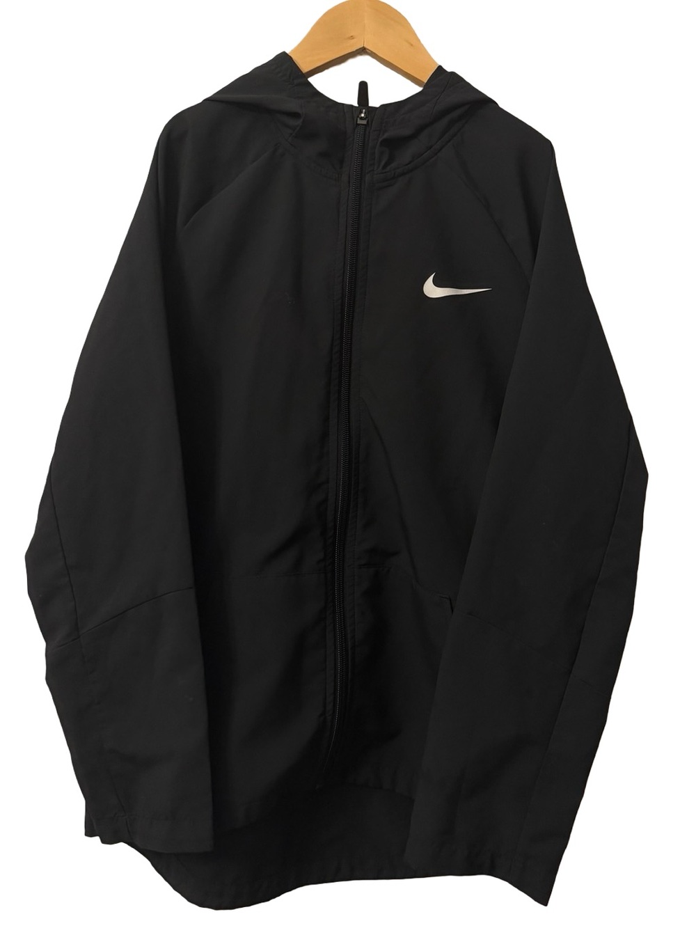 Nike Boys Youth Large Black Full-Zip Hoodie Jacket